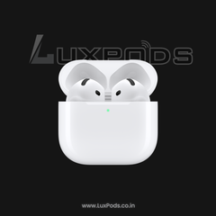 LuxPods 4 – 100%ANC ,Spatial Audio,Wireless Charging, 35 Hours Battery Life | 100% Hassle-Free Warranty With FREE Case