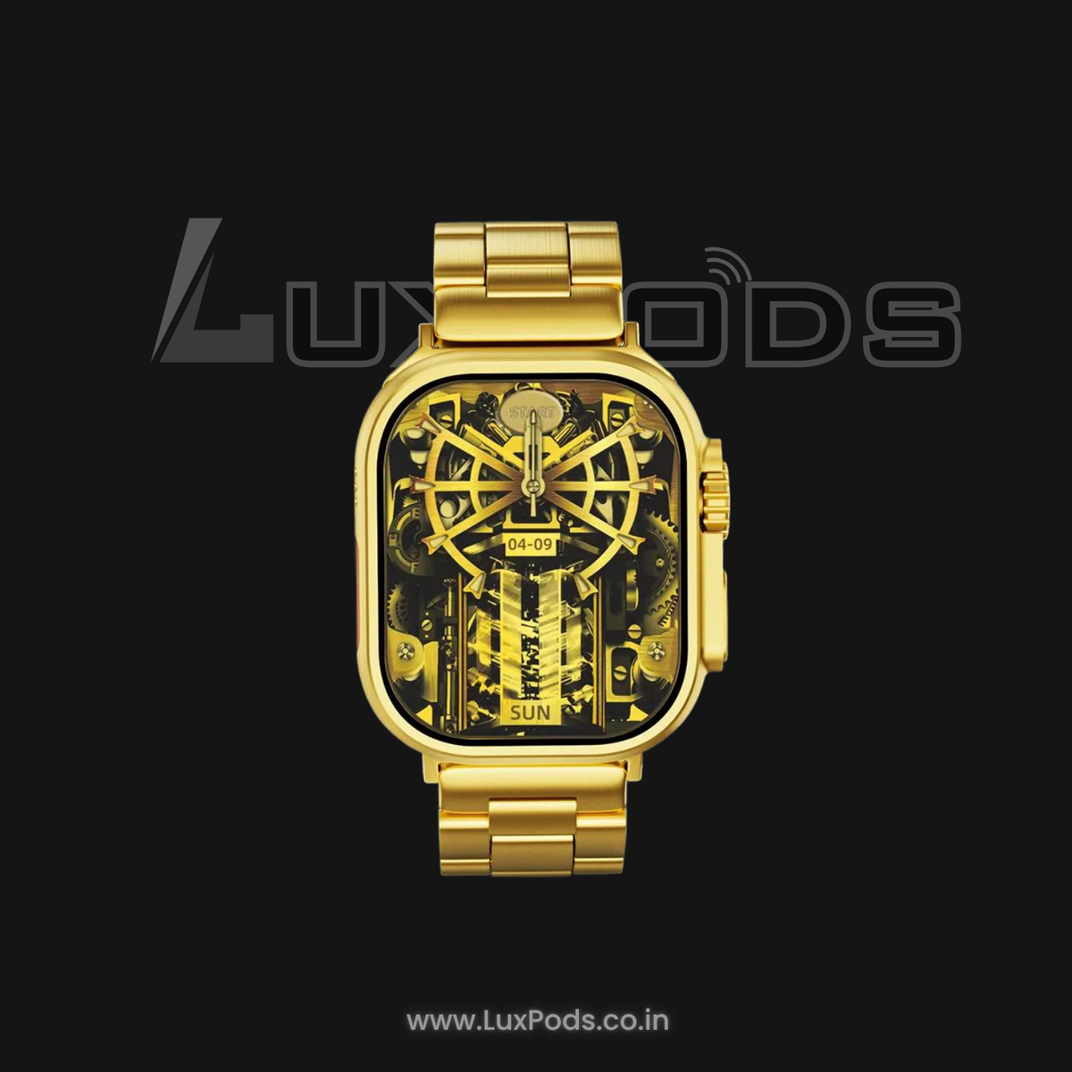 Lux Ultra 2 Smartwatch – Golden Edition