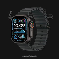 Lux Watch Ultra 2 [GPS + Cellular | 49mm] Sports Watch | Premium Build | Precision GPS | Bluetooth Calling | ON/OFF Logo | FREE 2 Extra Straps